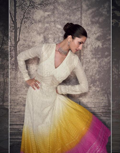 Sayuri Bahaar Georgette Designer Gown Wholesale Catalog