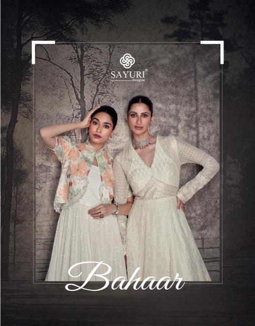 Sayuri Bahaar Georgette Designer Gown Wholesale Catalog