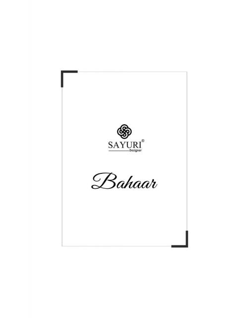Sayuri Bahaar Georgette Designer Gown Wholesale Catalog