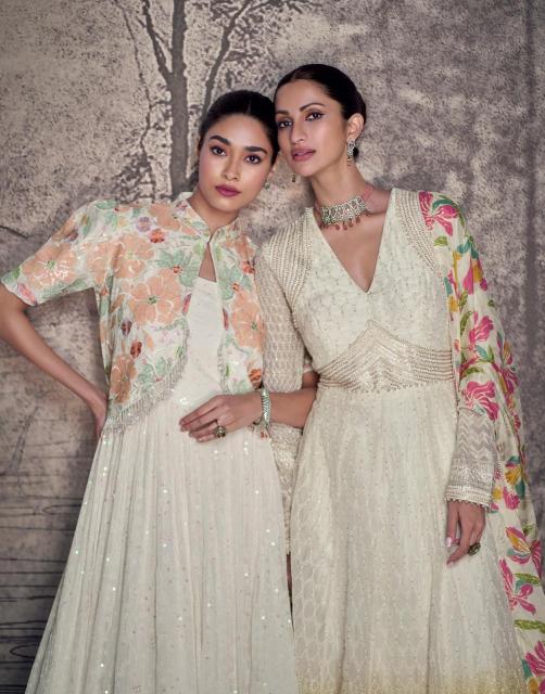 Sayuri Bahaar Georgette Designer Gown Wholesale Catalog