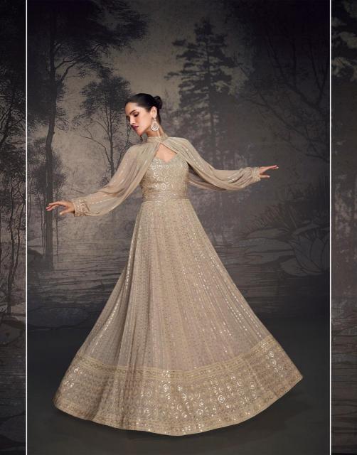 Sayuri Bahaar Georgette Designer Gown Wholesale Catalog