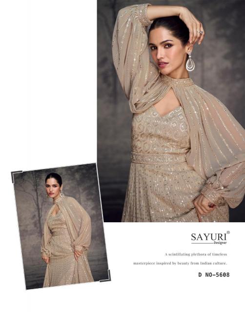 Sayuri Bahaar Georgette Designer Gown Wholesale Catalog