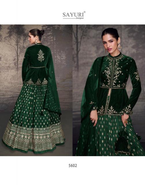 Sayuri Glam Velvet Top Designer Lehenga Choli Wholesale catalog