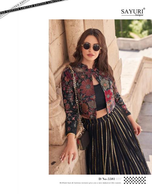 Sayuri Luxe Designer Indo Western Salwar Kameez Wholesale Catalog