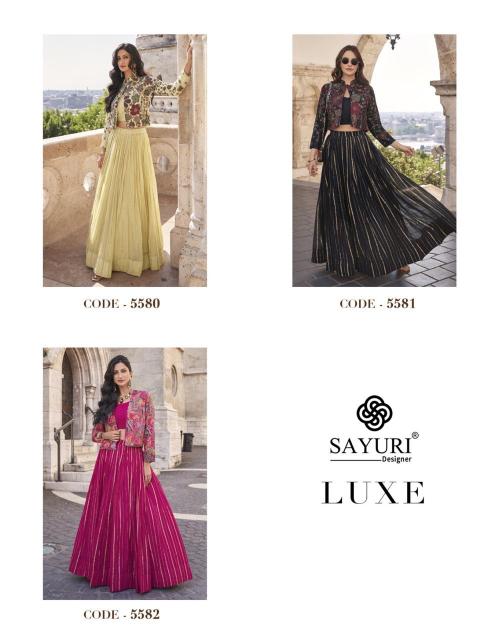 Sayuri Luxe Designer Indo Western Salwar Kameez Wholesale Catalog