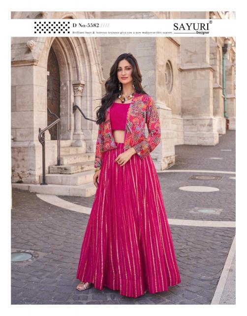 Sayuri Luxe Designer Indo Western Salwar Kameez Wholesale Catalog