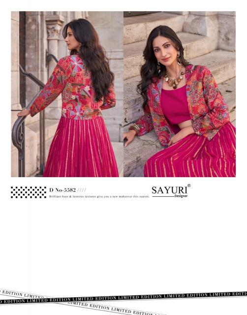 Sayuri Luxe Designer Indo Western Salwar Kameez Wholesale Catalog