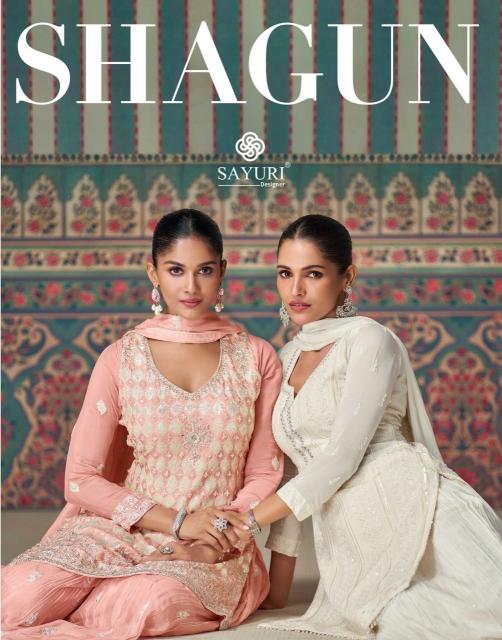 Sayuri Shagun Chinon Silk Salwar Kameez Wholesale Catalog