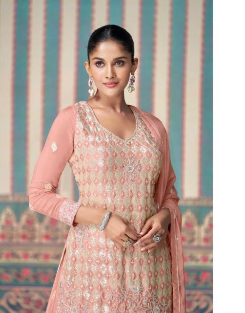 Sayuri Shagun Chinon Silk Salwar Kameez Wholesale Catalog