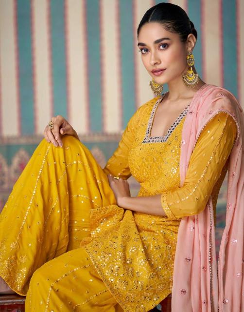 Sayuri Shagun Chinon Silk Salwar Kameez Wholesale Catalog