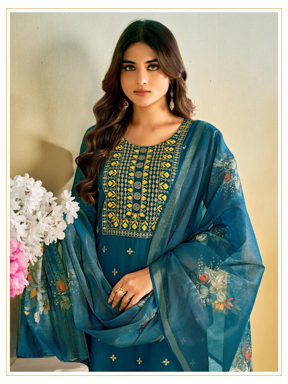 Shagun Embroidered Kurtis Online India Wholesale Catalog