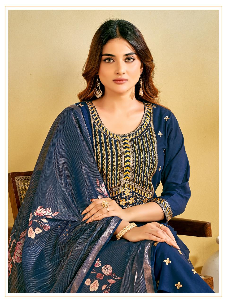 Shagun Embroidered Kurtis Online India Wholesale Catalog