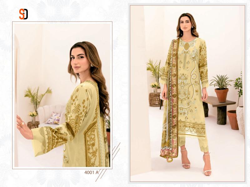 Sharaddha Chevron Vol 4 Chiffon Dupatta Pakistani Suits Wholesale Catalog
