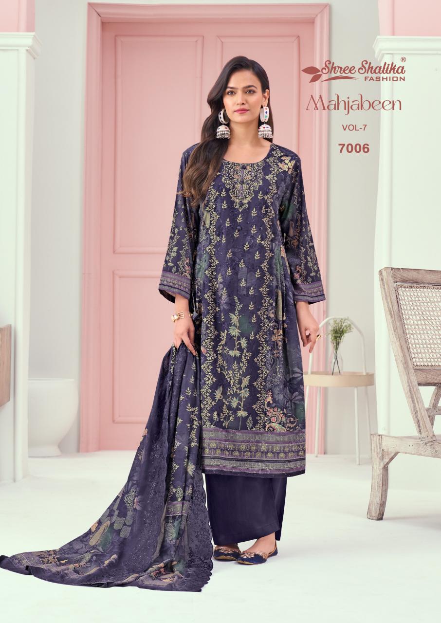 Shree Shalika Mahajbeen Vol 7 Salwar Kameez Wholesale Catalog