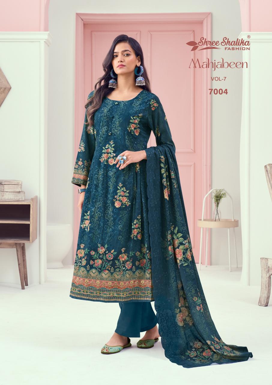 Shree Shalika Mahajbeen Vol 7 Salwar Kameez Wholesale Catalog