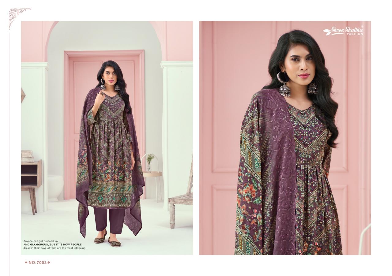 Shree Shalika Mahajbeen Vol 7 Salwar Kameez Wholesale Catalog