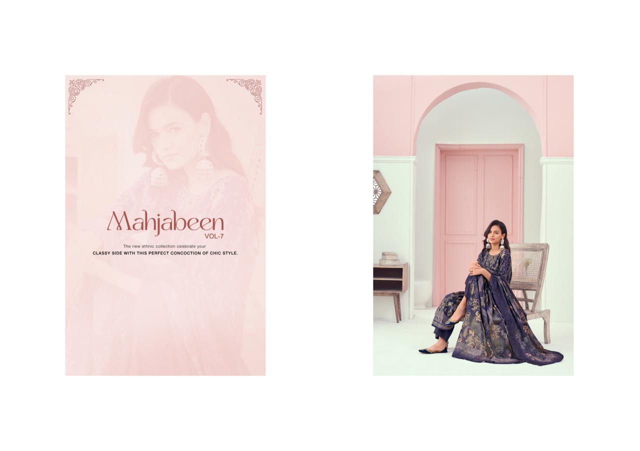 Shree Shalika Mahajbeen Vol 7 Salwar Kameez Wholesale Catalog