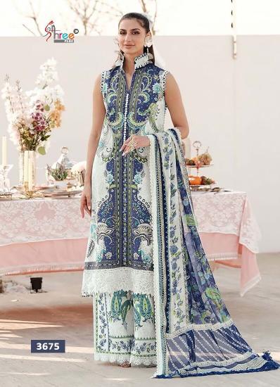 Shree Sobia Nazir Premium Lawn Collection Vol 1 Chiffon Dupatta Salwar Kameez Wholesale Catalog