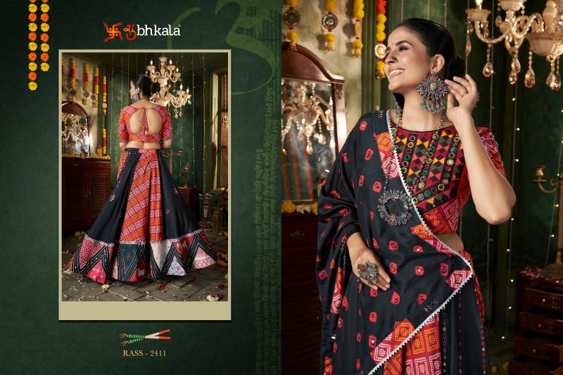 SHUBHKALA RAAS VOL 12 Festival Wear Stitched Navratri Collection Chaniya Choli Wholesale Catalog