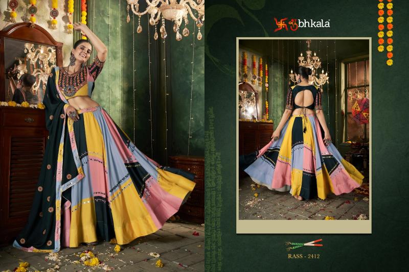 SHUBHKALA RAAS VOL 12 Festival Wear Stitched Navratri Collection Chaniya Choli Wholesale Catalog