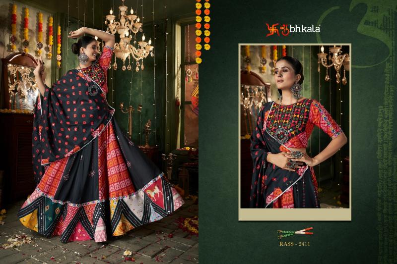 SHUBHKALA RAAS VOL 12 Festival Wear Stitched Navratri Collection Chaniya Choli Wholesale Catalog