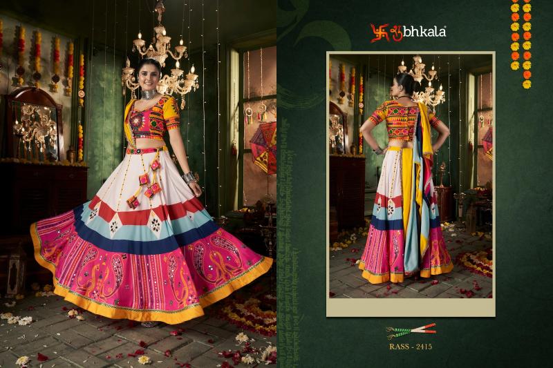 SHUBHKALA RAAS VOL 12 Festival Wear Stitched Navratri Collection Chaniya Choli Wholesale Catalog