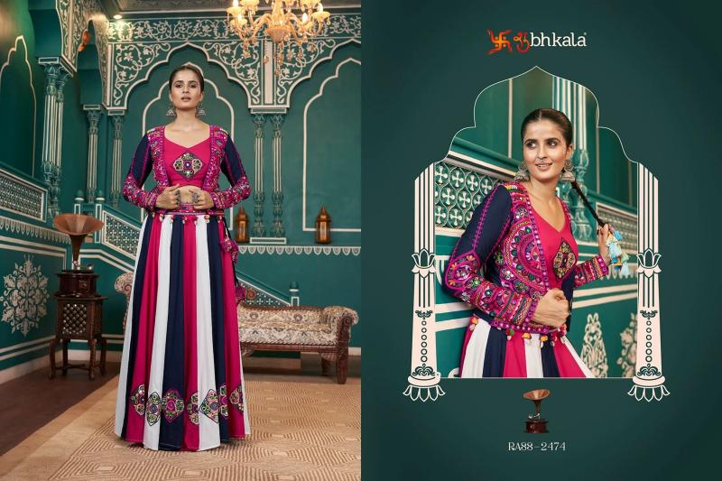 SHUBHKALA RAAS Vol 18 Festival Wear Stitched Navratri Chaniya Choli Wholesale Catalog