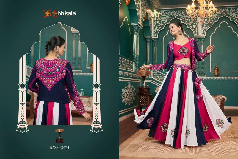 SHUBHKALA RAAS Vol 18 Festival Wear Stitched Navratri Chaniya Choli Wholesale Catalog