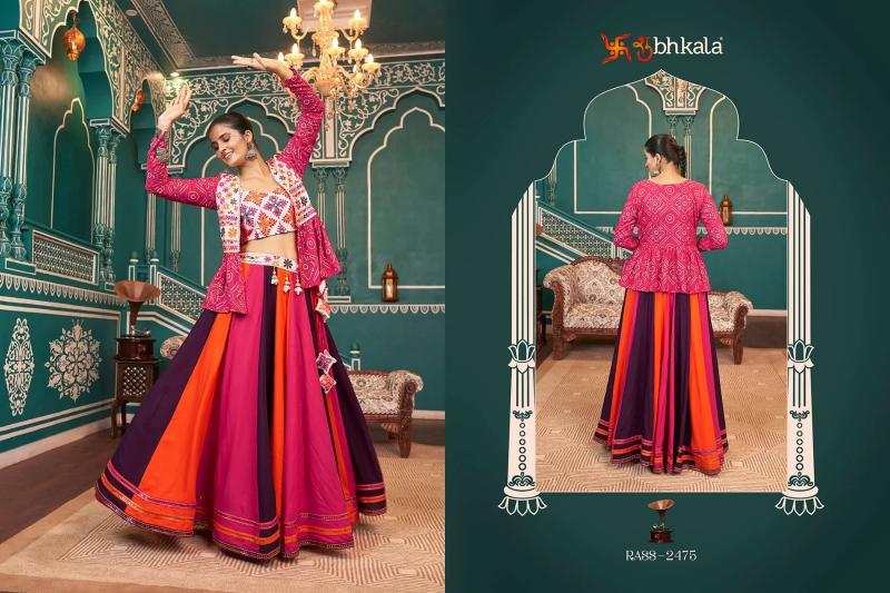 SHUBHKALA RAAS Vol 18 Festival Wear Stitched Navratri Chaniya Choli Wholesale Catalog