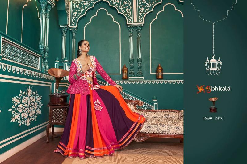 SHUBHKALA RAAS Vol 18 Festival Wear Stitched Navratri Chaniya Choli Wholesale Catalog