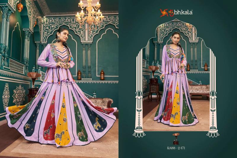 SHUBHKALA RAAS Vol 18 Festival Wear Stitched Navratri Chaniya Choli Wholesale Catalog
