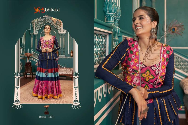 SHUBHKALA RAAS Vol 18 Festival Wear Stitched Navratri Chaniya Choli Wholesale Catalog