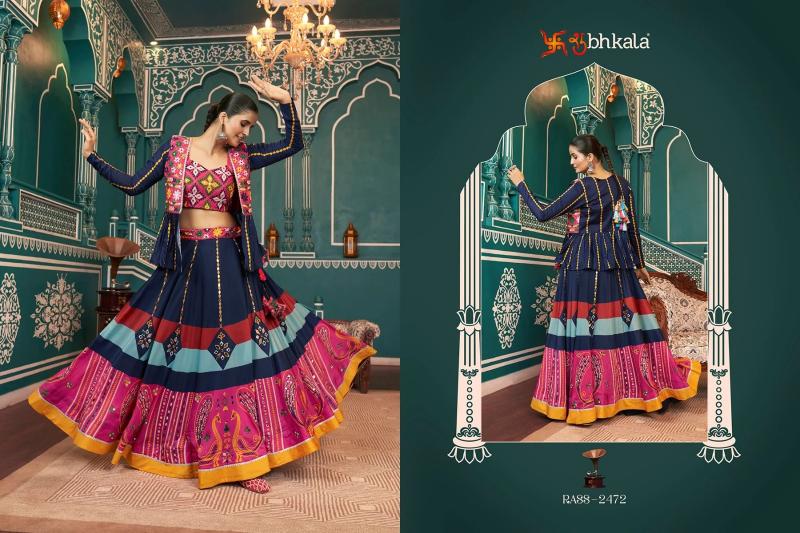 SHUBHKALA RAAS Vol 18 Festival Wear Stitched Navratri Chaniya Choli Wholesale Catalog