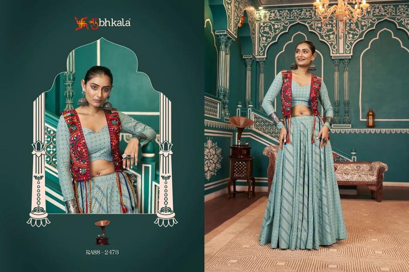 SHUBHKALA RAAS Vol 18 Festival Wear Stitched Navratri Chaniya Choli Wholesale Catalog
