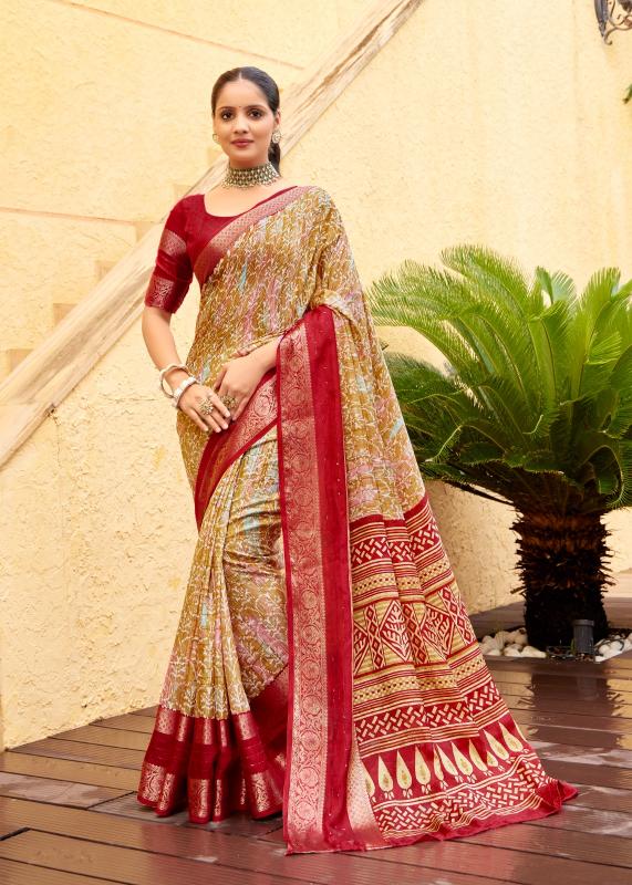 Sr Dela Soft Silk Printed Saree Wholesale Catalog