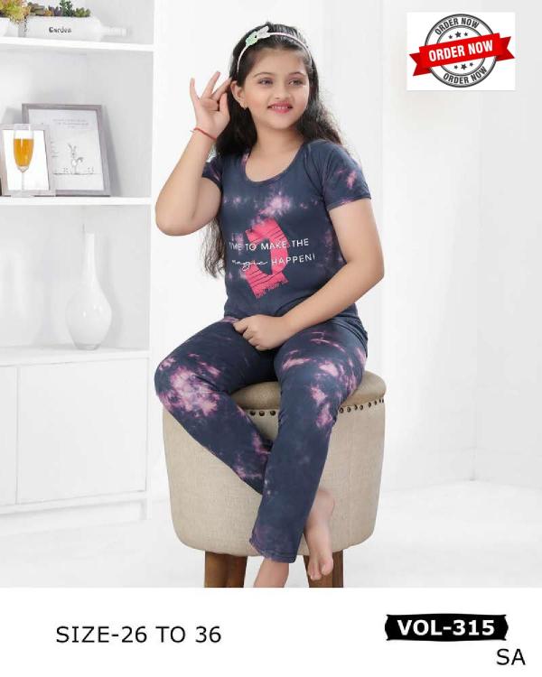 SUMMER SPECIAL KIDS VOL.KM-315 Night Suits Wholesale catalog