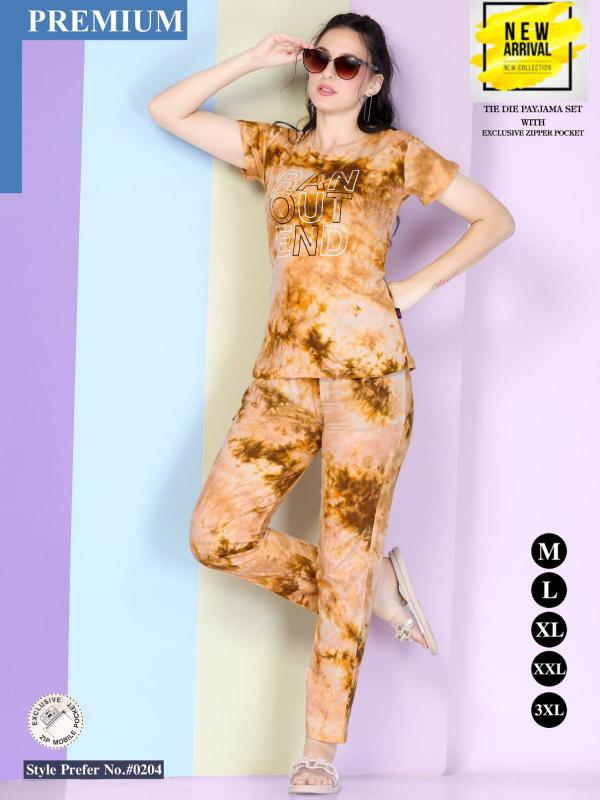 SUMMER SPECIAL VOL.AT0204 Night Suits Wholesale catalog