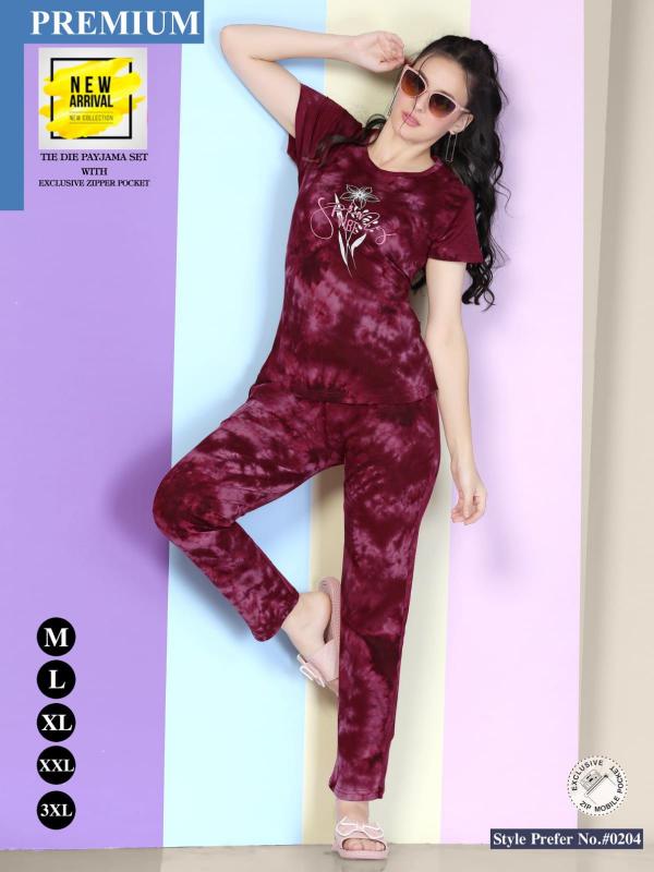 SUMMER SPECIAL VOL.AT0204 Night Suits Wholesale catalog