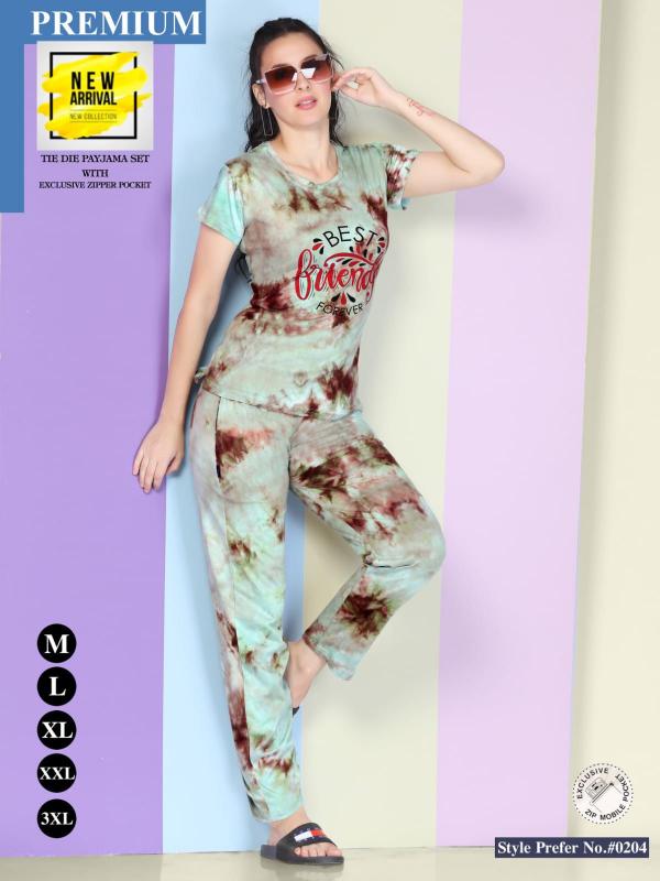 SUMMER SPECIAL VOL.AT0204 Night Suits Wholesale catalog