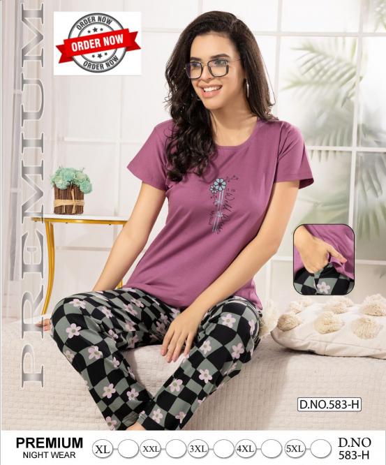 SUMMER SPECIAL VOL.PC-583 Night Suits Wholesale catalog