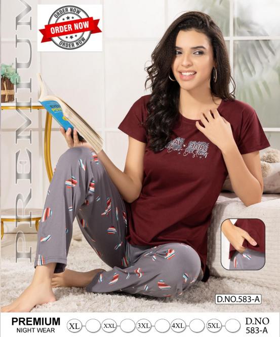 SUMMER SPECIAL VOL.PC-583 Night Suits Wholesale catalog