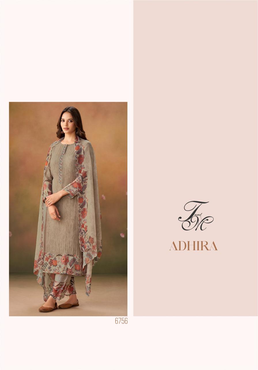 T&M ADHIRA Digital Printed Salwar Kameez Wholesale Catalog