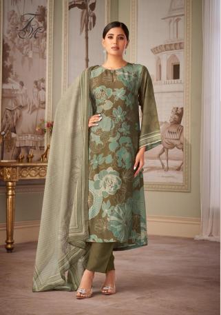T&M AISHA Digital Print Dress Material Wholesale Catalog
