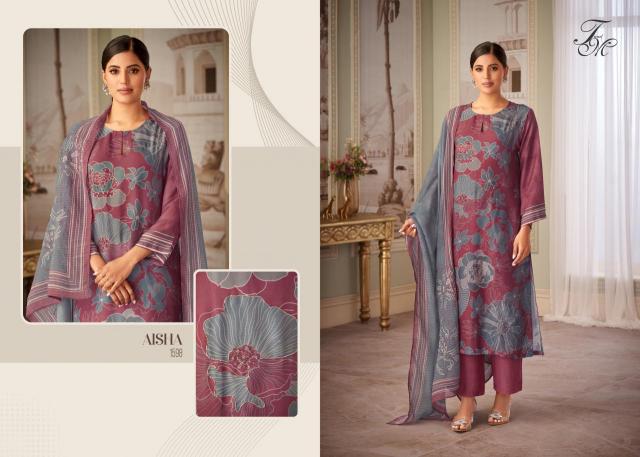 T&M AISHA Digital Print Dress Material Wholesale Catalog