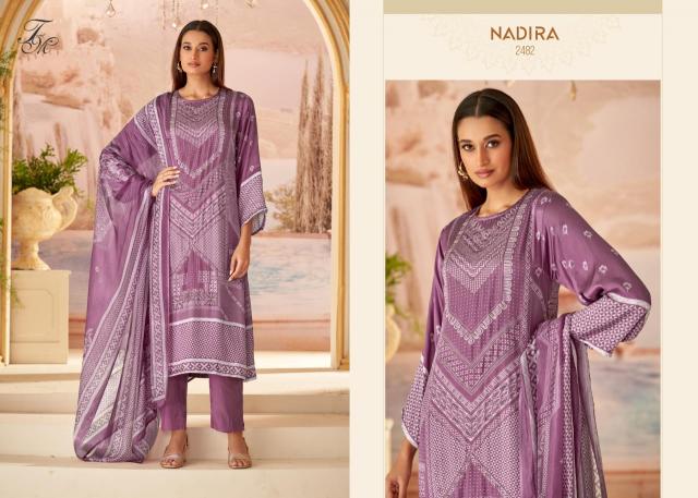 T&M NADIRA Digital Printed Salwar Kameez Wholesale Catalog