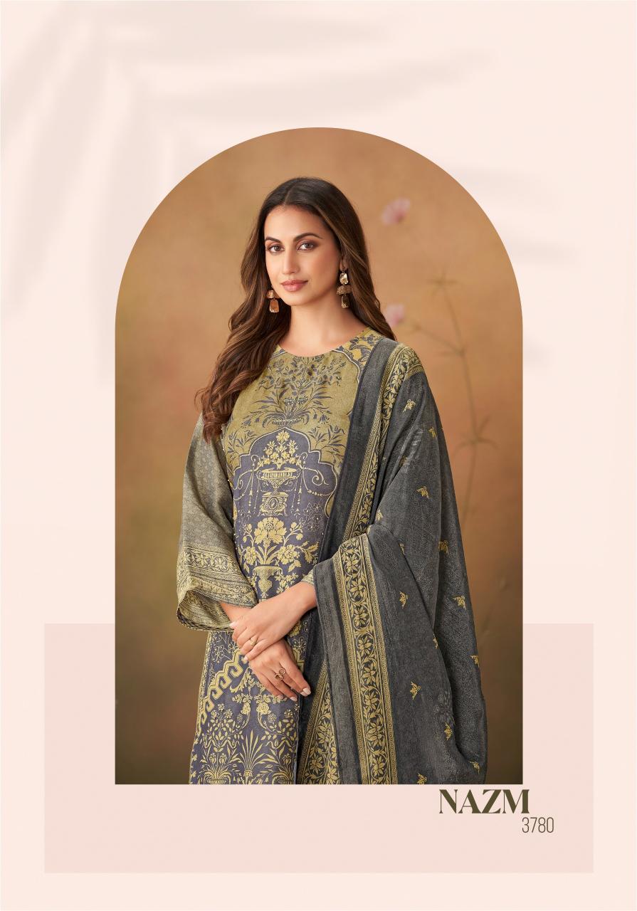 T&M NAZM Viscose Digital Printed Salwar Kameez Wholesale Catalog