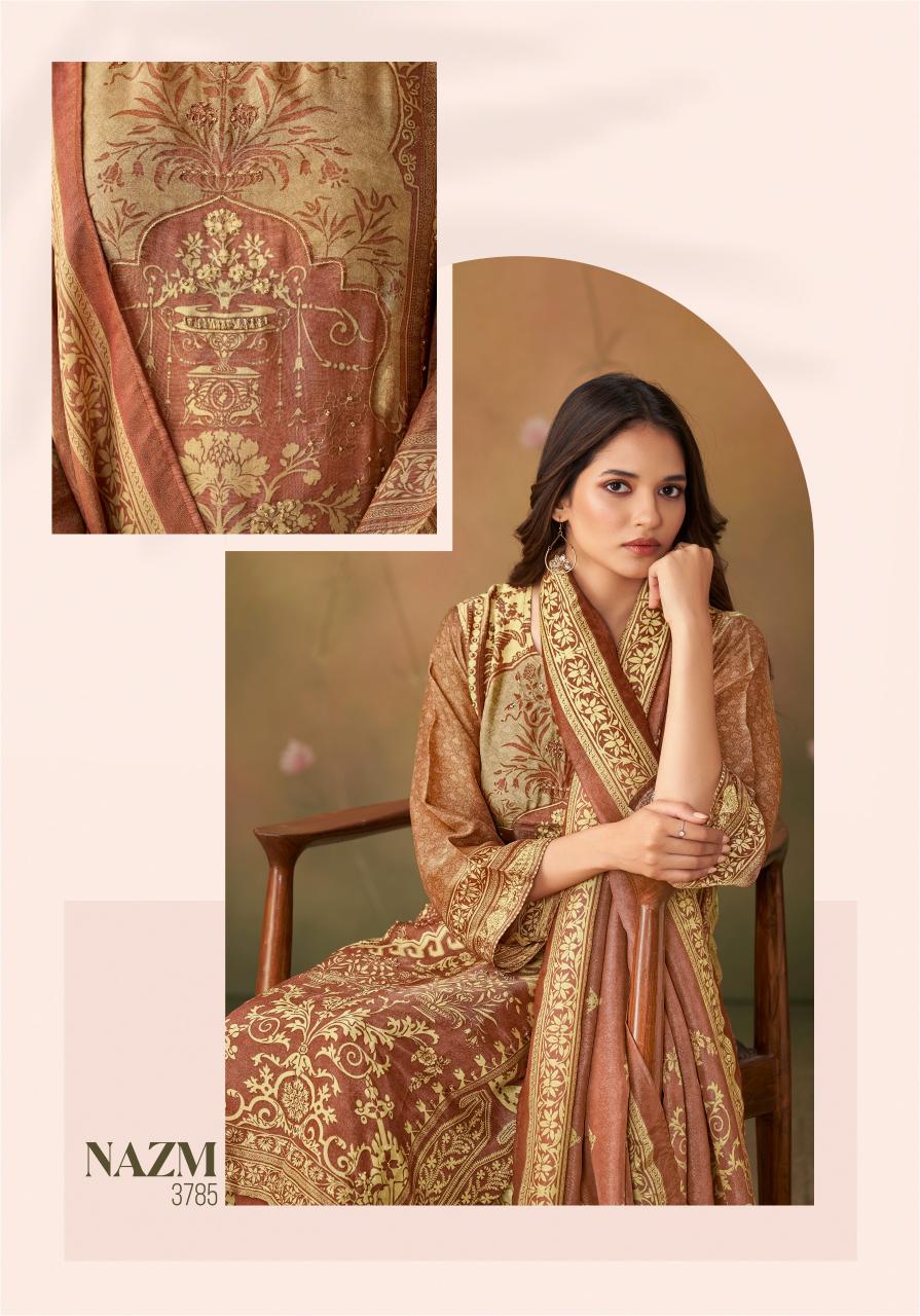 T&M NAZM Viscose Digital Printed Salwar Kameez Wholesale Catalog
