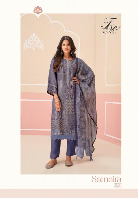 T&M SAMAIRA Viscose Digital Printed Salwar Kameez Wholesale Catalog