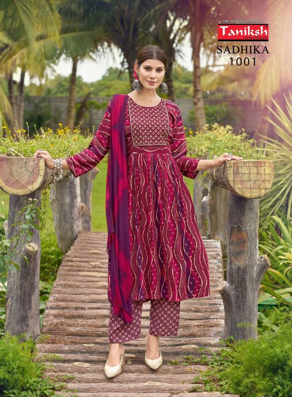 TANIKSH SADHIKA Anarkali Kurti Wholesale Catalog