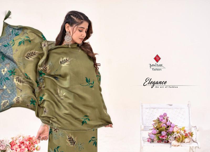 TANISHK IKRAT Muslin Print Salwar Kameez Wholesale Catalog  